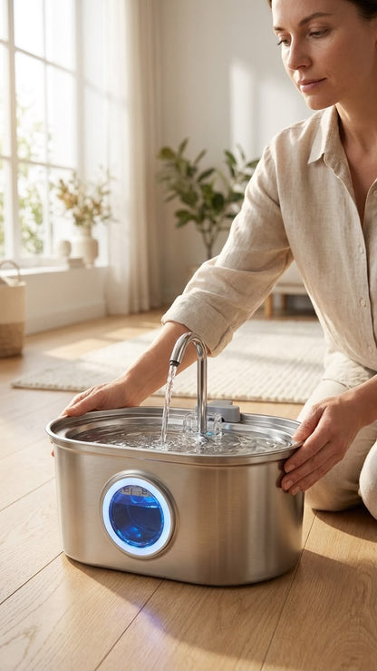 3.2L Stainless Steel Cat Water Fountain