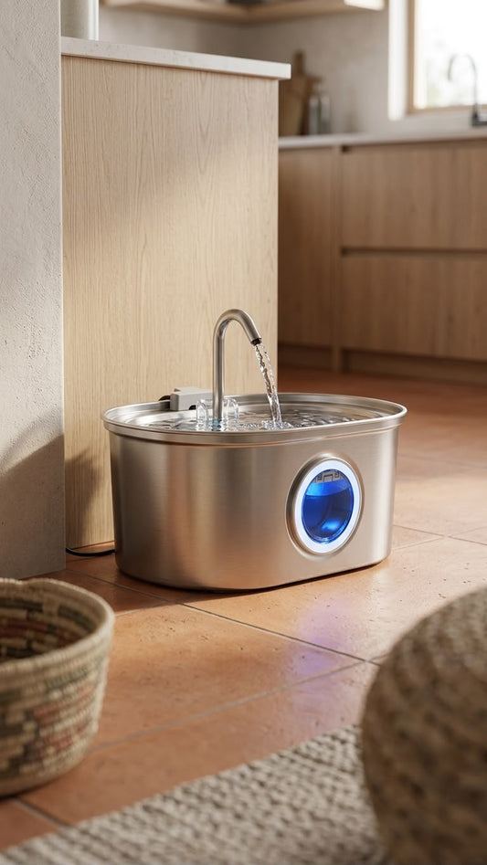 3.2L Stainless Steel Cat Water Fountain