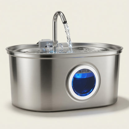 3.2L Stainless Steel Cat Water Fountain
